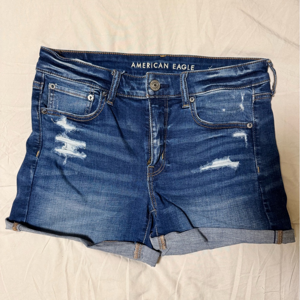 American Eagle Blue Denim Shorts